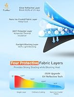 EcoNour Windshield Sunshade Compatible for Kia K5 2021-2024 2025 2026 — image 6