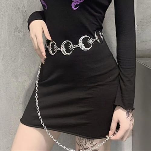 Moon Star Metal Waist Chain Sun Pendant Belly Belt Body Chains Jewelry Accessories for Women3