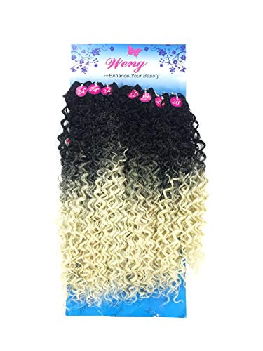 Cabelo Orgânico Cacheado Natural 8 Telas 60cm Mega Hair 260 Gramas Cor :T2/613