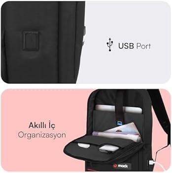 Mack Office MCC-006 Laptop Sırt Çantası, Profesyonel Sırt Çantası