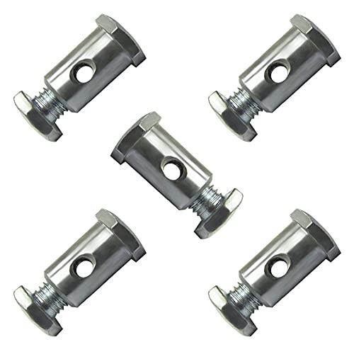 cyclingcolors Serre Câble Frein, 6.8mm x 13.5mm, Lot de 5 Argent 3701260831492