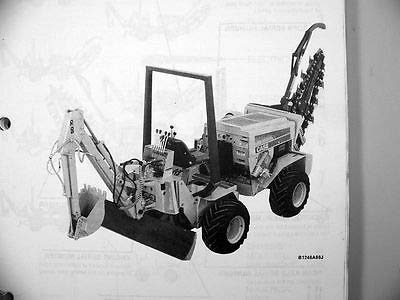 Parts Catalog Manual For J I Case 25 + 4 Xp Trencher 25+4 Exploded Views Assembly