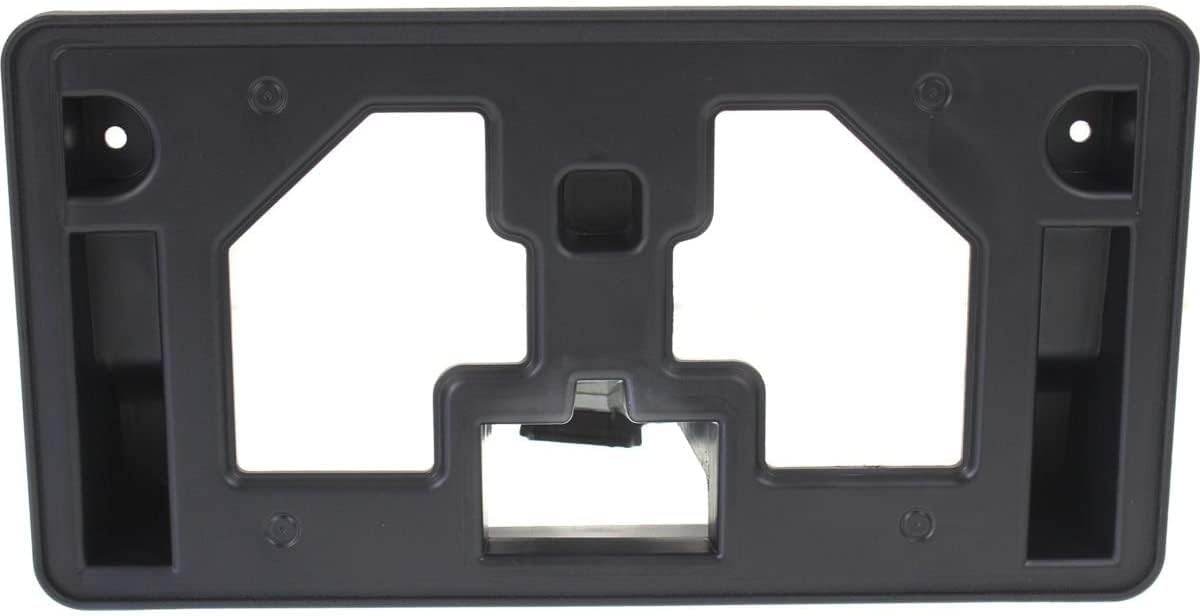 DAT AUTO PARTS Front Bumper License Plate Frame Tag Mounting Bracket Holder Replacement for 2013-2014 Honda Accord 4dr Sedan Models Black Textured Made of Plastic HO1068113 71145T2AA00