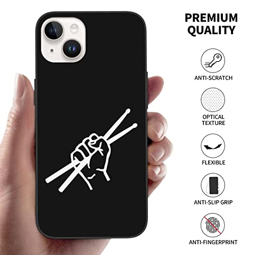 Funda para teléfono resistente estilo Drumsticks para iPhone14 y 14 Plus miniatura 4