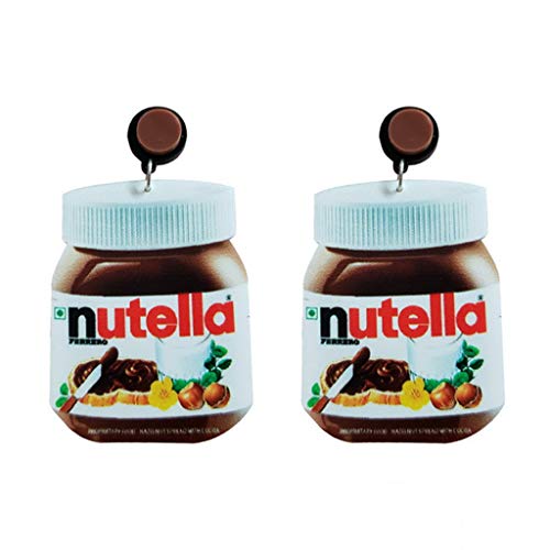 Preisvergleich Produktbild Faguo Übertriebene lustige Schokoladencreme Flasche Acryl Tropfen Ohrringe Lovely Food Dangle Ohrringe Modeschmuck Brincos für Frauen