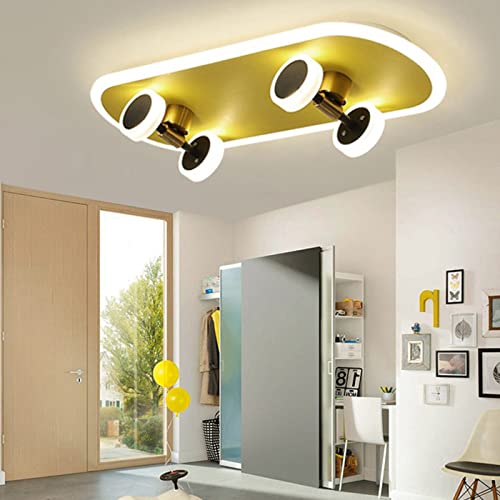 Plafond LED chambre enfant dimmable avec télécommande pour luminaire moderne - 5