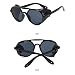 Produktbild HONGYAN Steampunk Sonnenbrille Männer Frauen Brille Runde Sonnenbrille Männlich Weiblich Steam Punk   Fashion Eyewear