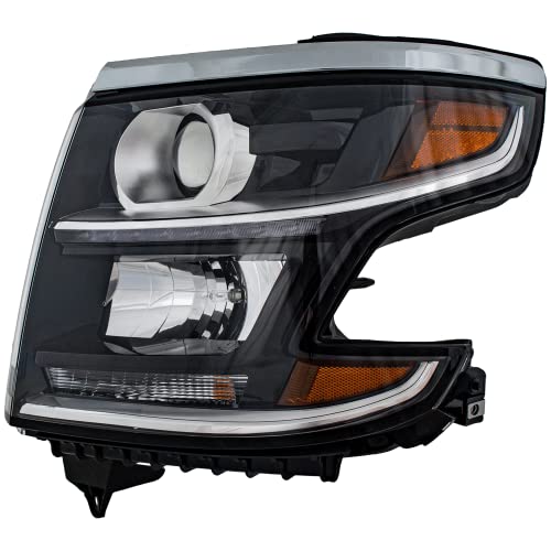 Evan Fischer Headlight Compatible With Chevrolet Suburban, Fits Chevrolet Suburban 3500 HD OE comparable, With bulb(s), Composite Driver Side