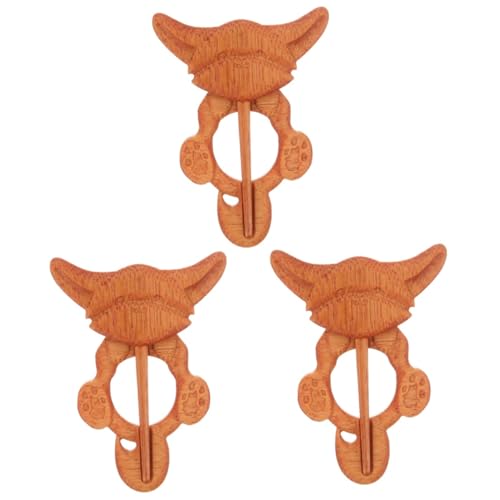 Broche en bois fait main motif animal pour sublimer vos vestes et chapeaux élégants