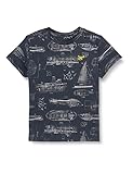 Noppies Kids Jungen Boys Tee Randolph Short Sleeve All Over Print T-Shirt, India Ink-N043, 104