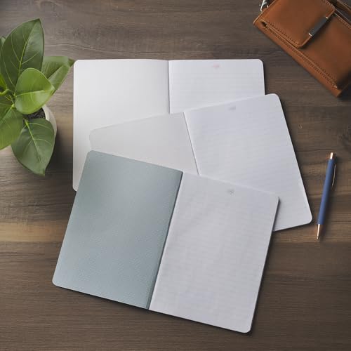 Image of With Love Notebook Set: Teachers Plant Seeds That Grow Forever, Teachers Appreciation Gifts, Slim Notebooks, Cardstock, Flexible Cover, Lined Paper, 64 Pages Each, Floral, Pastels, Set /3 Large