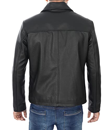 Decrum Leather Jacket Men - Casual Stylish Cowhide Leather Jackets for Men4