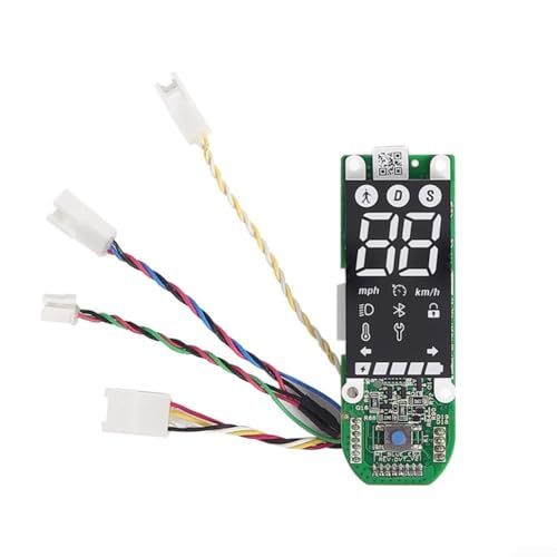 Generisch Tablero de indicadores para Xiaomi Electric Scooter 4 Go, pantalla LED y placa de circuito, repuesto impermeable para tablero de instrumentos con indicador de velocidad, carcasa ABS