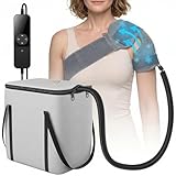 Ice Machine for Shoulder After Surgery, Shoulder Ice Machine with 6 Timers 5 Speed Levels, Cold Therapy Machine for Sports Training, Cryotherapy Pain Relief System