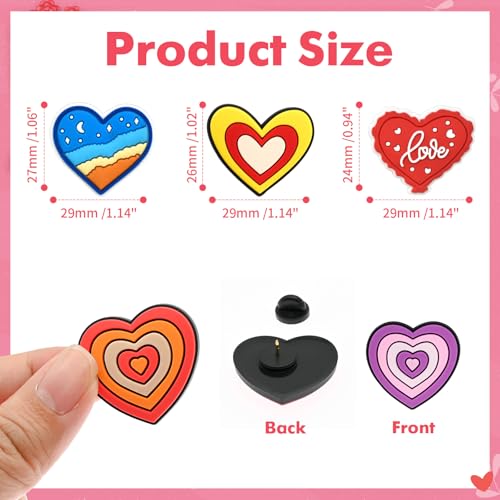 Image of Cute Pins Bulk, Funny Lapel Badge Pins Rubber Brooch Pins for Backpacks, Hats, Bags