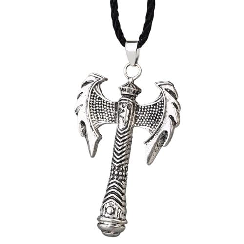Colliers tête de hache vikings pour un style masculin affirmé au quotidien