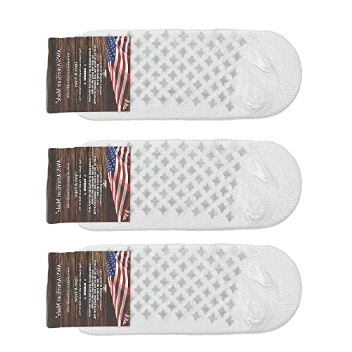 Aws/American Made White Pilates Yoga Socks With Grips For Women 3 Pairs Non-Slip Ideal For Barre Ballet Dance Workouts #TOP6
