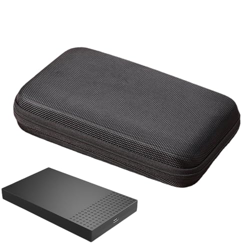 Estuche de Almacenamiento para Disco Duro | Estuche Protector de EVA Anti Golpes para Viaje - de Viaje para Disco Duro - para Exterior, Interior, Hogar, Vacaciones y Viajes