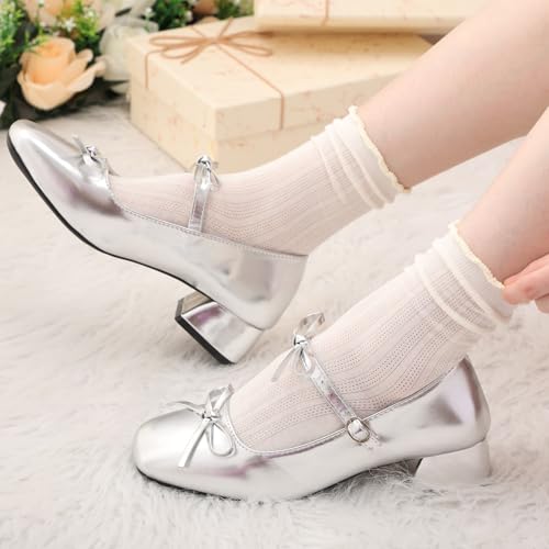6 Pairs Womens Ruffle Slouch Socks Thin Mesh Breathable Casual Lace Cotton Crew Socks Cute Ankle Stockings for Women4