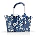 Produktbild reisenthel carrybag garden blue  Stabiler Einkaufskorb mit viel Stauraum und praktischer Innentasche  Elegantes und wasserabweisendes Design