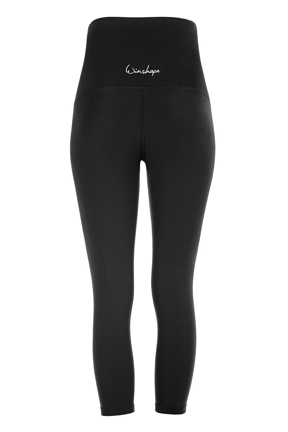 WINSHAPE - Functional Power Shape 7/8-tights „High Waist“ Hwl302, Schwarz, Slim Style, Leggings Donna