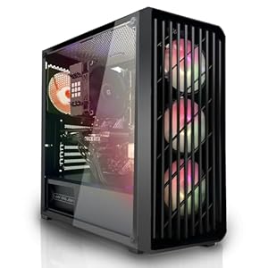 SYSTEMTREFF Gaming PC AMD Ryzen 7 5700X 8×4.6GHz | Nvidia RTX 5060 8GB DX12 | 1TB M.2 NVMe | 32GB DDR4 RAM | Windows 11 | WLAN Desktop Computer Rechner für Gamer, Zocker & Streamer