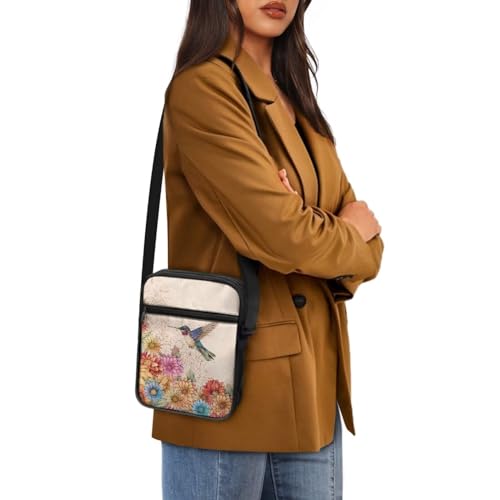 Portable Messenger Bag Messenger Bag for Women Crossbody with Shoulder Strap for Daily Use, Shopping, Travel4