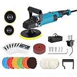 強力パワーと安定性能：1580W 高出力モーター搭載、110V 電源対応、7 段階変速（500-3300r/min）で、車の細部から床、タイルまで様々な研磨・ワックスがけ作業に対応。 多機能一台で：車のポリッシング・ワックスがけ、床のポリッシング・ワックスがけ、タイルのポリッシング・ワックスがけ、ソファー・ピアノ・キャビネットのポリッシング・ワックスがけ、さらに錆落としやクリーニングまで一台で対応。 人間工学設計：補助ハンドル付きで長時間作業でも疲れにくく、ロック機軸、自動ロックスイッチ、押しボ...