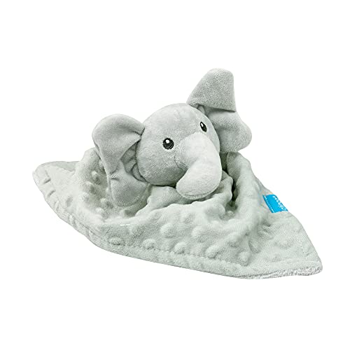 Cobertor Com Naninha Elefante Cinza, Clingo, Cinza