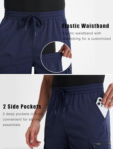 Image of Libin Men's Shorts Casual All Day Comfy Quick Dry Lightweight Cargo Hiking Shorts Breathable Outdoor Sports Travel