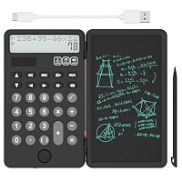 Calculatrice NEWYES Avec Tablette Écriture 6.5 Pouces - Solaire Et Pile, Idéale Étudiants
