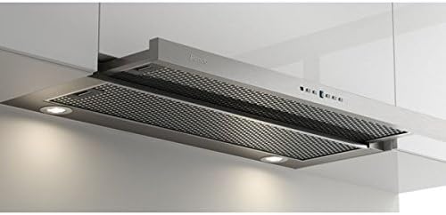 Pando IES v.850 S.E.C. System – Bell (Ducted, 680 m³/h, 38 dB, Built-Under, Halogen, Stainless Steel)