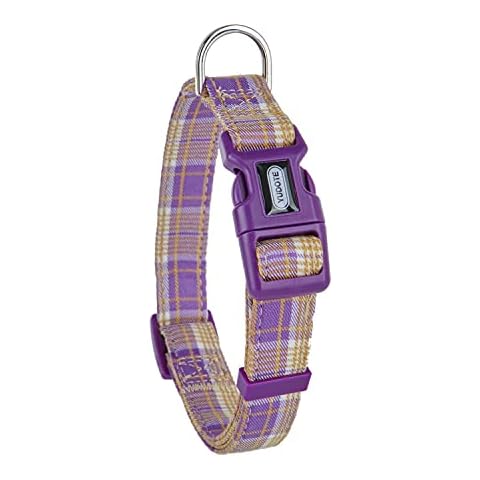 YUDOTE Soft Plaid Dog Collar for Sensitive Skin Cover