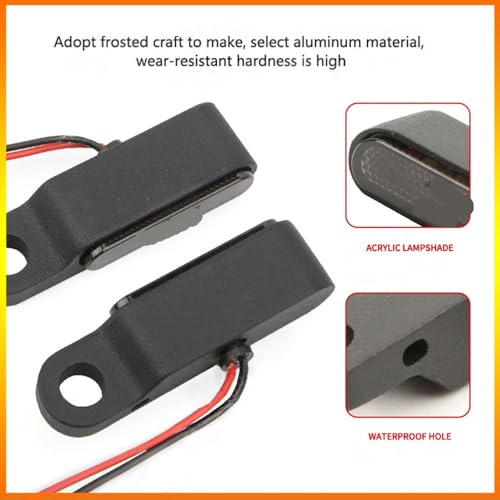 Luces traseras de freno para modificación de motocicleta con señales e intermitentes fluidos 6