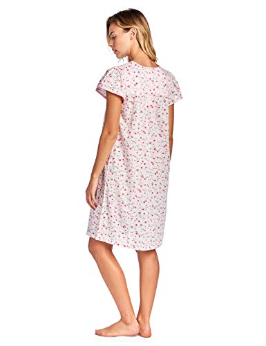 Casual Nights Women's Cap Sleeve Floral Nightgown - Pink - Xx-Large #TOP2