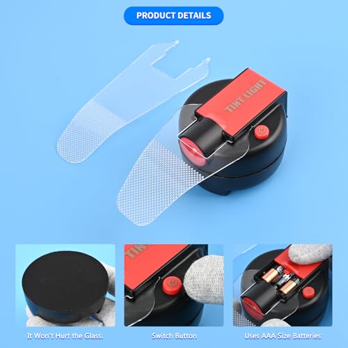 Image of Gomake Window Film Cutting Light Professional Window Tinting Cutting-Edge Precision Lighting Tool for PPF, Paint Protection Film Installation Bubble Removal (Not Included Battery)