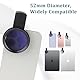 52mm CPL Filter Universal, ELEPRUC Mobile Phone Camera CPL Filter, Polarizing Filter, Lens Filter, Clip On Cell Phone Filter, Cell Phone Camera Lens Optical Glass Accessories
