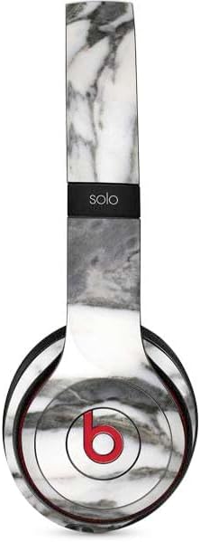 Skinit Decal Audio Skin Compatible with Beats Solo 3 Wireless - Grey Marble Ink Design