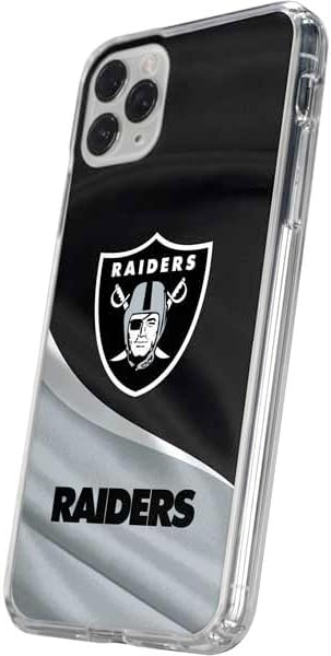 Skinit Clear Phone Case Compatible with iPhone 11 Pro - Officially Licensed NFL Las Vegas Raiders Design
