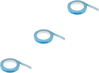 HEMOTON Two Sided Tape 3 Rolls eletrical Tape Adhesive Tape Aluminum Plate Insulating Glue Double Sided Double Sided Thermal Conductive Tape chip Tape for Computer LED Tape