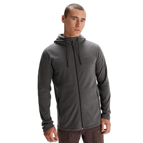 Preisvergleich Produktbild Kathmandu Mt Aspiring Herren-Fleecejacke mit Kapuze, Metall, XL