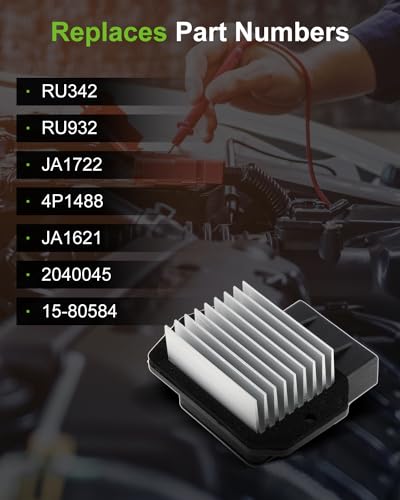 Image of Air Conditioning Heater Fan HVAC Blower Motor Resistor SCITOO Regulator Fit for Cadillac for DTS 2006-2011,for Chrysler for 200 2011-2014,for Sebring 2007-2010,for Dodge for Avenger 2008-2014