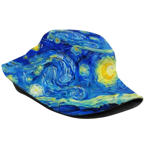 Image of Bucket Hat for Women Men, Fashion Print Outdoor Beach Hat Packable Sun Cap for Travel Hiking