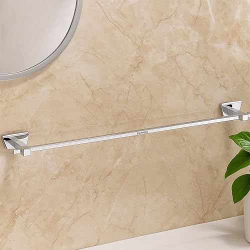 Image of EVANEX EVANEX Bathroom Towel Stand, Towel Holder 304 Grade Stainless Steel Towel Rod Towel Rack for Bathroom Towel Bar Hanger Stand Bathroom Accessories Organiser 24 Inch Chrome (Aquarius)