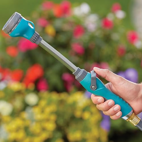 Gilmour Medium Duty Watering Wand Hose Sprayer, 8 Pattern Watering Wand for Garden Hose, 15.25" Reach by GILMOUR - Used condition - Image 3