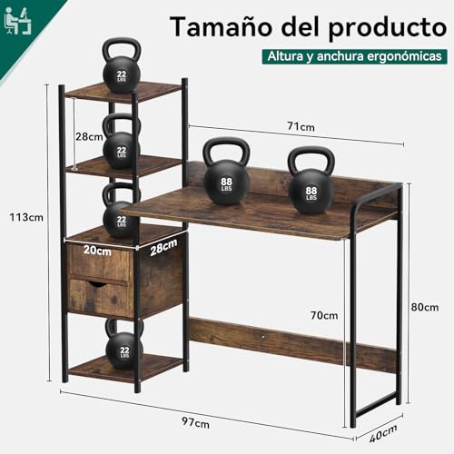 Oficina, Home escritorio computadora Marca LINGLUCKY (2)