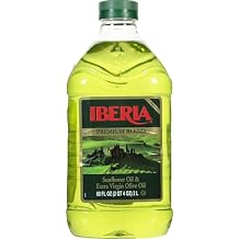 Iberia Premium Blend, Sunflower Oil & Extra Virgin Olive Oil, High Heat Frying, 68 Fl Oz