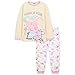 Peppa Pig Schlafanzug Mädchen, Süße Pyjama Set 18 Monate - 6 Jahren, Baumwolle Winter Mädchen Nachtwäsche, Peppa Wutz Geschenke für Kinder (Mehrfarbig, 4/5 Jahre)
