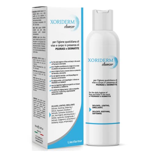 Xoriderm Eudermic Cleanser Face and Body 99% Natural Ingredients Useful in cases of Psoriasis and Dermatitis