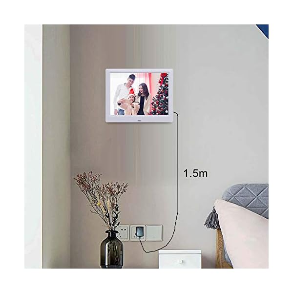 9-Zoll-Fernbedienung Digitaler Bilderrahmen Foto-Videoplayer / 4 Windows Display Elektronischer Bilderrahmen Unterstützt… – Bild 8